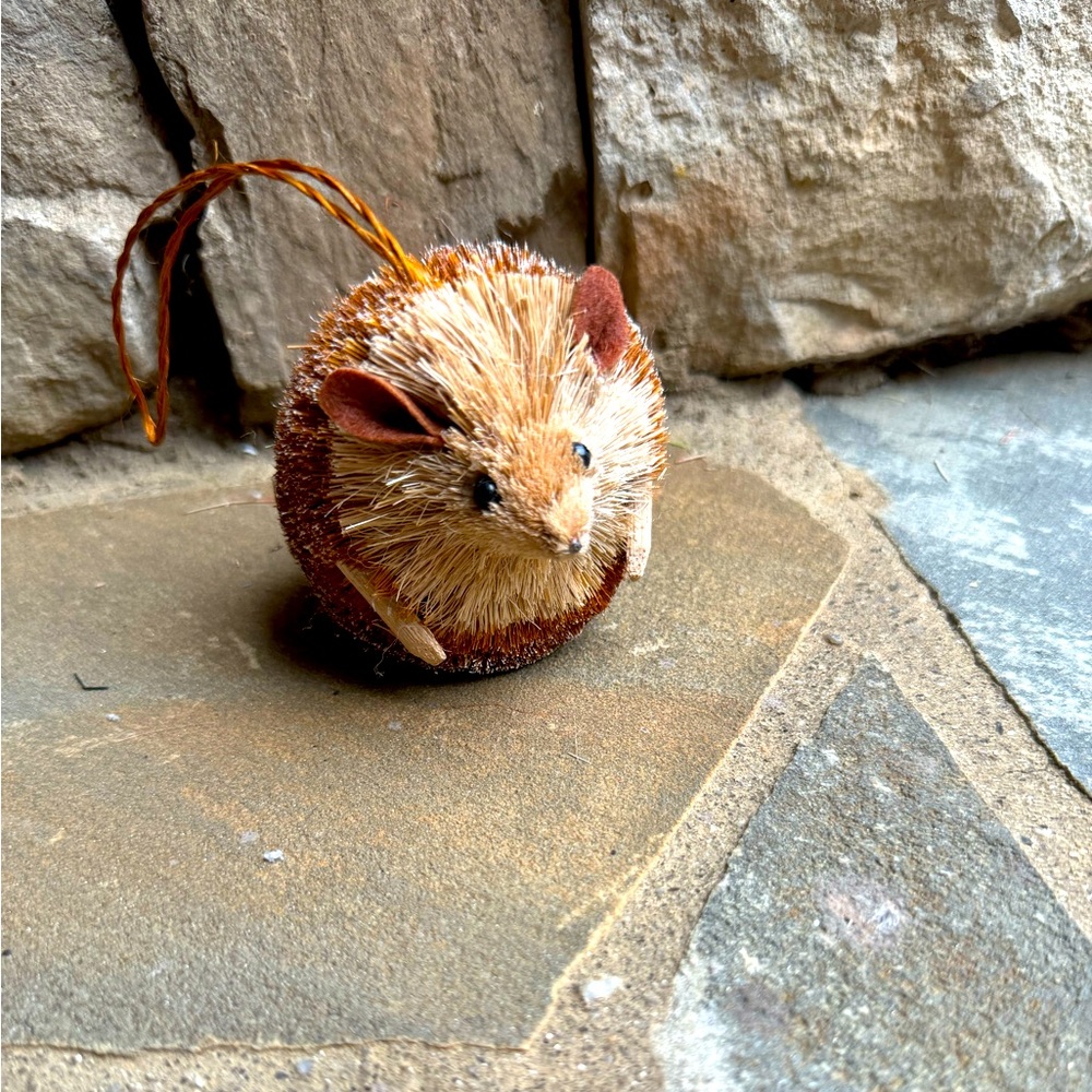 New🌟Anthropologie Terrain Buri Bottle Brush Animals- Hedgehog